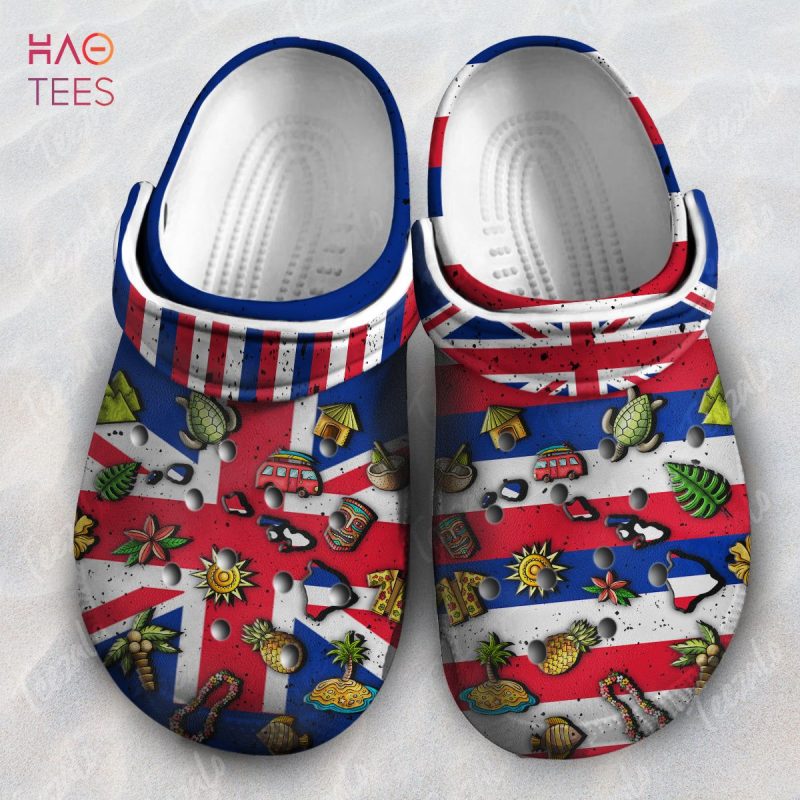 Hawaii Flag Symbol Clogs Shoes Hawaii Flag Symbol Clogs Shoes