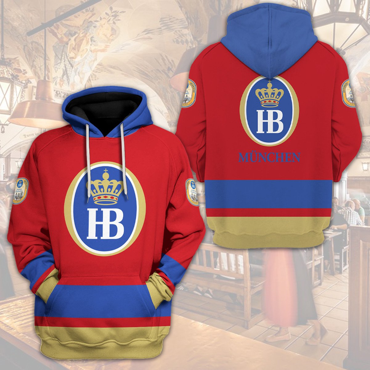 Hb Munchen 3D Hoodie Hb Munchen 3D Hoodie