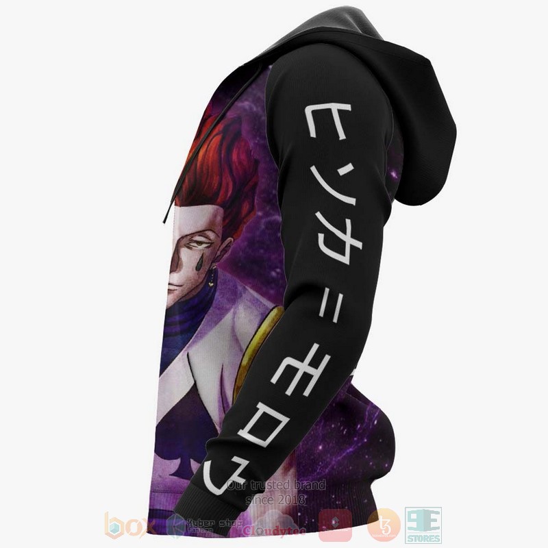 Hisoka Custom Hunter X Hunter Anime Purple 3D Hoodie Hisoka Custom Hunter X Hunter Anime Purple 3D Hoodie