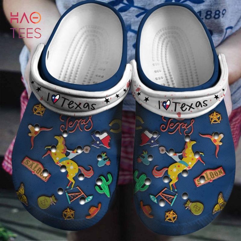 I Love Texas Clogs Shoes I Love Texas Clogs Shoes