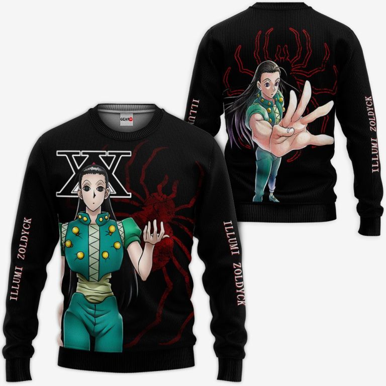 Illumi-Zoldyck-Phantom-Troupe-Custom-Anime-Hunter-X-Hunter-3D-Hoodie-Bomber-Jacket-2