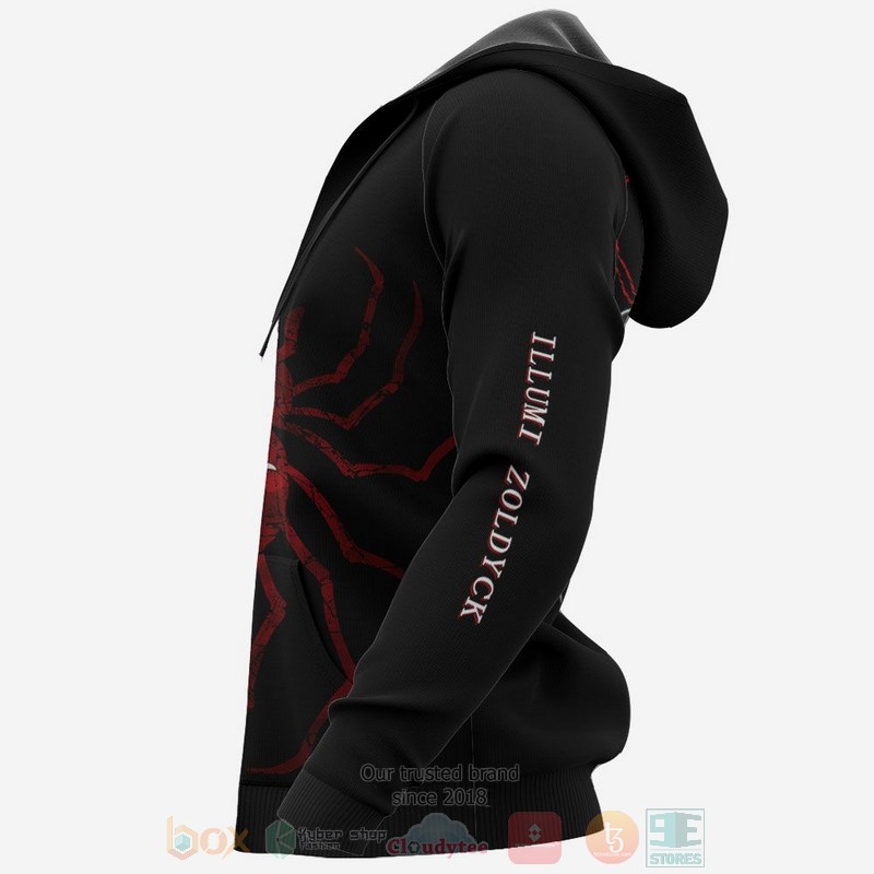 Illumi Zoldyck Phantom Troupe Custom Anime Hunter X Hunter 3D Hoodie Illumi Zoldyck Phantom Troupe Custom Anime Hunter X Hunter 3D Hoodie