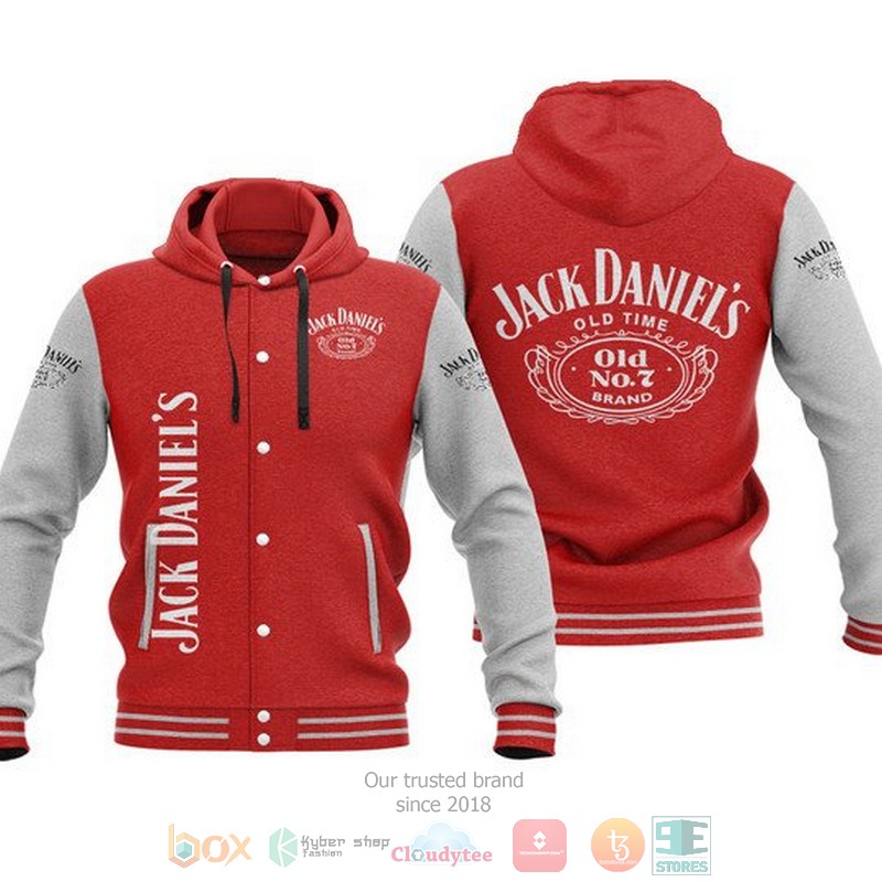 Jack Daniels Baseball Hoodie Jacket Hot Sale 2024