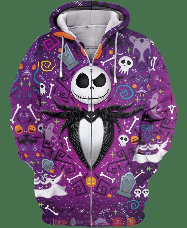 Jack-Skellington-Halloween-Purple-3D-Shirt-Hoodie-2