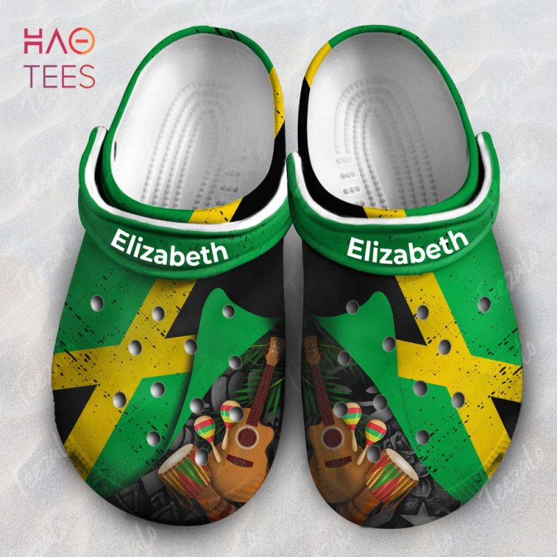 Jamaica Flag Symbols Colorful Personalized Clogs Shoes Jamaica Flag Symbols Colorful Personalized Clogs Shoes