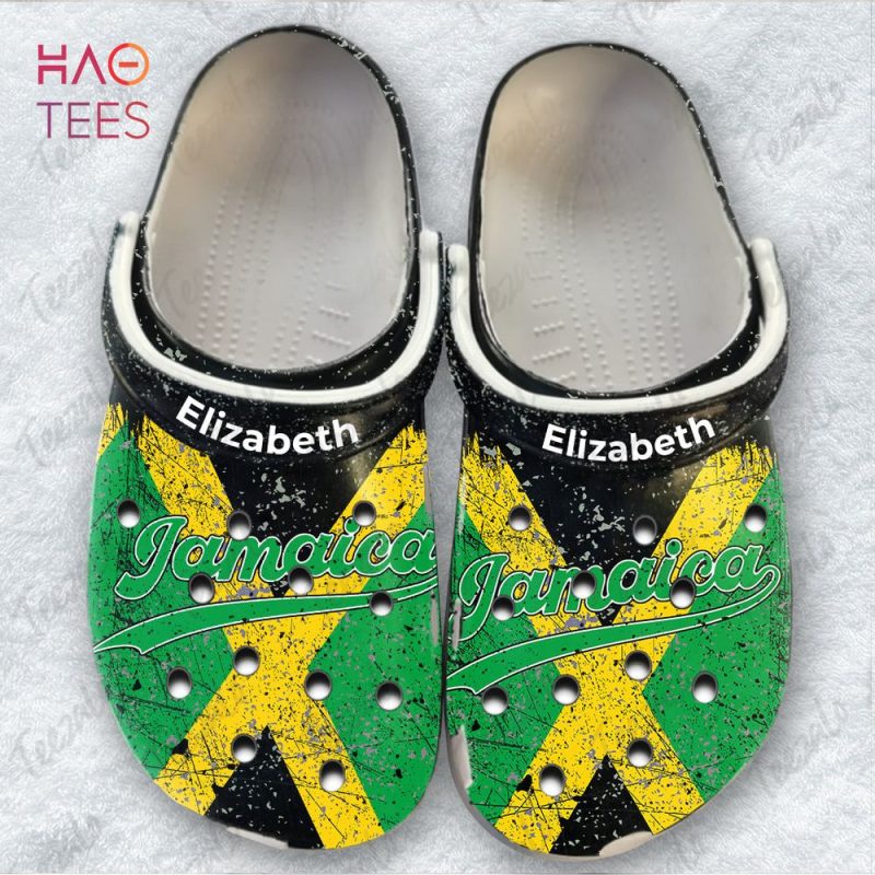 Jamaica In Jamaica Flag Personalized Clogs Shoes Jamaica In Jamaica Flag Personalized Clogs Shoes