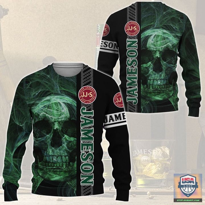 Jameson Irish Whiskey Skull 3D All Over Print Hoodie T-Shirt Jameson Irish Whiskey Skull 3D All Over Print Hoodie T-Shirt