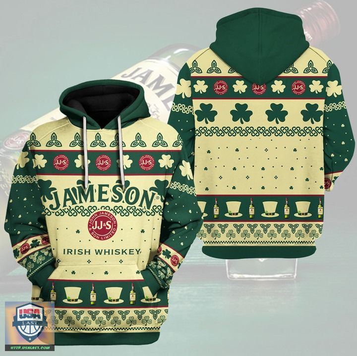 Jameson Irish Whiskey Symbols 3D Hoodie Jameson Irish Whiskey Symbols 3D Hoodie