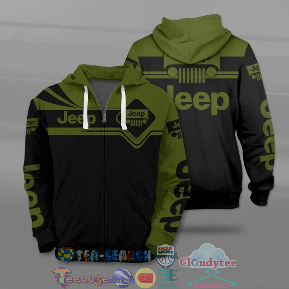 Jeep All Over Printed T-Shirt Hoodie Jeep All Over Printed T-Shirt Hoodie