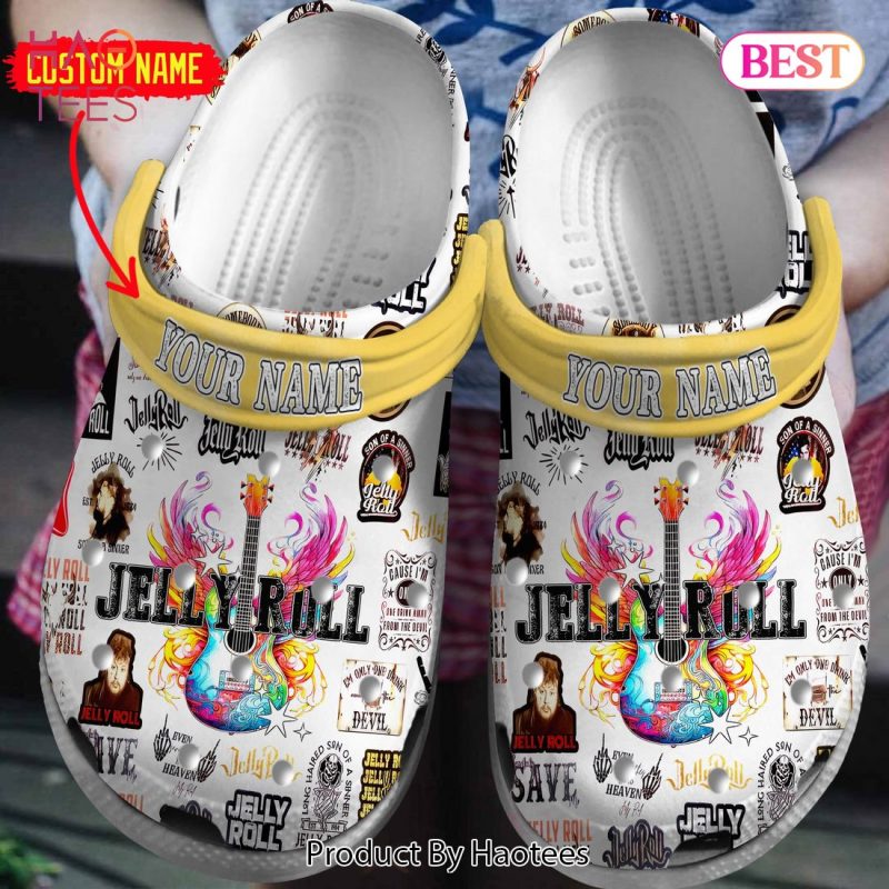 Jelly Roll Music Crocs Crocband Clogs Shoes Comfortable For Men Women and Kids Jelly Roll Music Crocs Crocband Clogs Shoes Comfortable For Men Women and Kids
