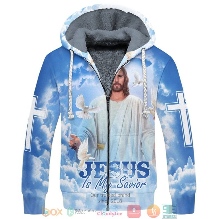 Jesus-Is-My-Savior-3D-Fleece-Hoodie-1