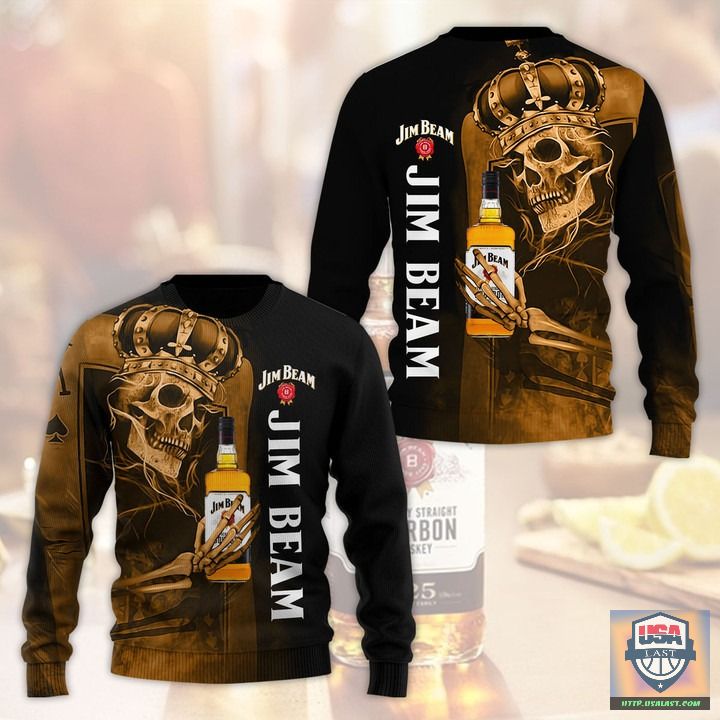 Jim Beam King Skull 3D All Over Print Hoodie T-Shirt Jim Beam King Skull 3D All Over Print Hoodie T-Shirt