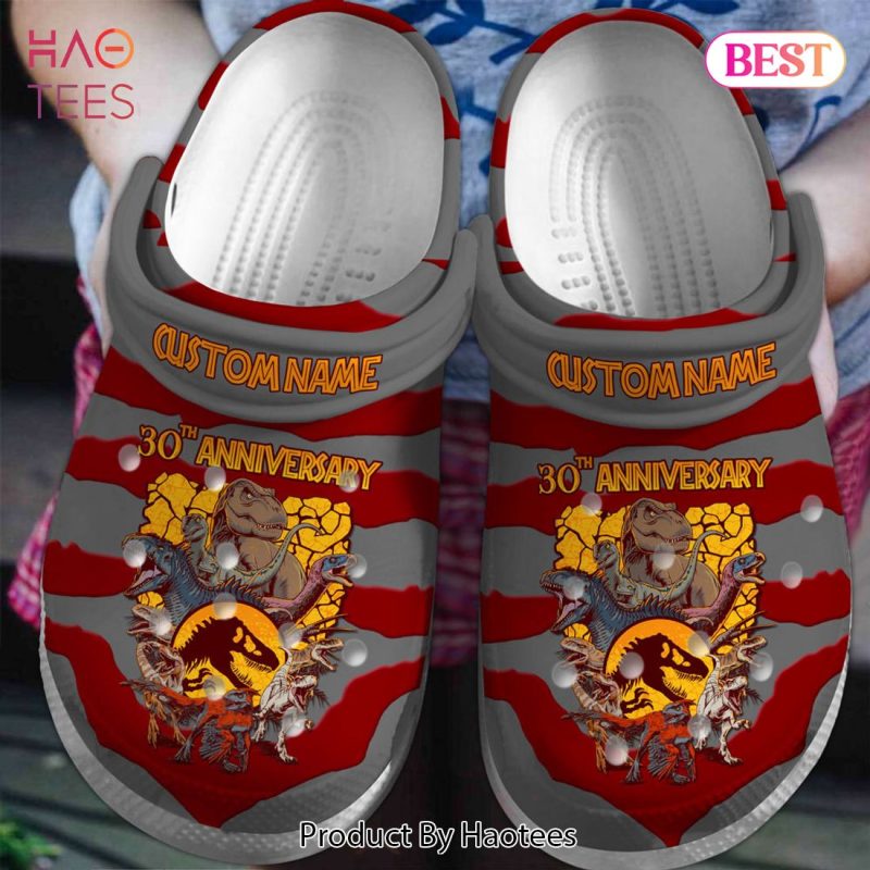 Jurassic Park 30th Anniversary Movie Crocs Crocband Clogs Shoes Comfortable For Men Women and Kids Exclusive Jurassic Park 30th Anniversary Movie Crocs Crocband Clogs Shoes Comfortable For Men Women and Kids Exclusive
