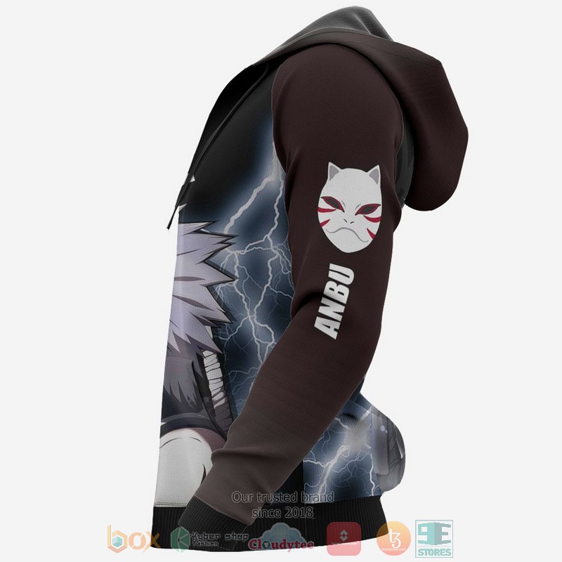 Kakashi Anbu Naruto Anime 3D Hoodie Kakashi Anbu Naruto Anime 3D Hoodie