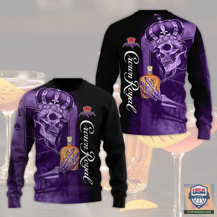 King Skull And Crown Royal 3D All Over Print Hoodie T-Shirt King Skull And Crown Royal 3D All Over Print Hoodie T-Shirt