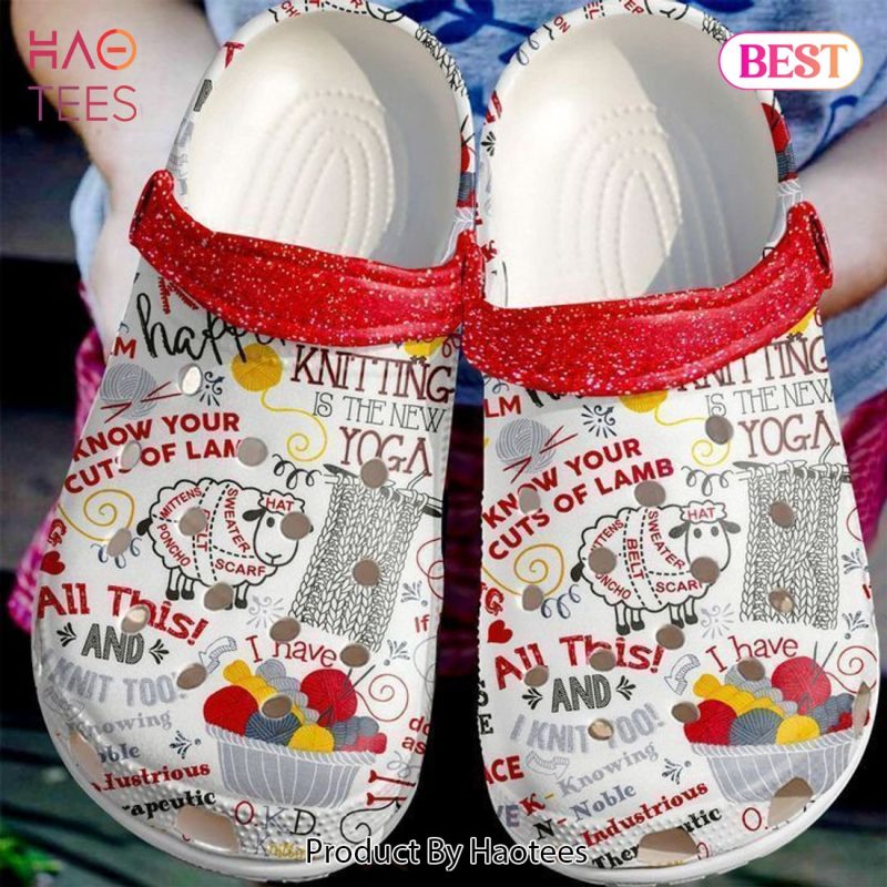 Knitting Jokes Classic Clogs Shoes Exclusive Knitting Jokes Classic Clogs Shoes Exclusive