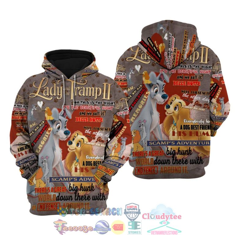 Lady-And-The-Tramp-Ii-Punk-Words-Pattern-Disney-Quotes-Hoodie-3D-1