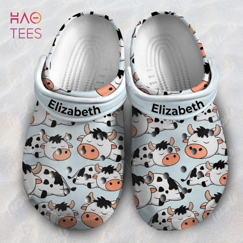 Lazy Cow Personalized Crocs Shoes Lazy Cow Personalized Crocs Shoes