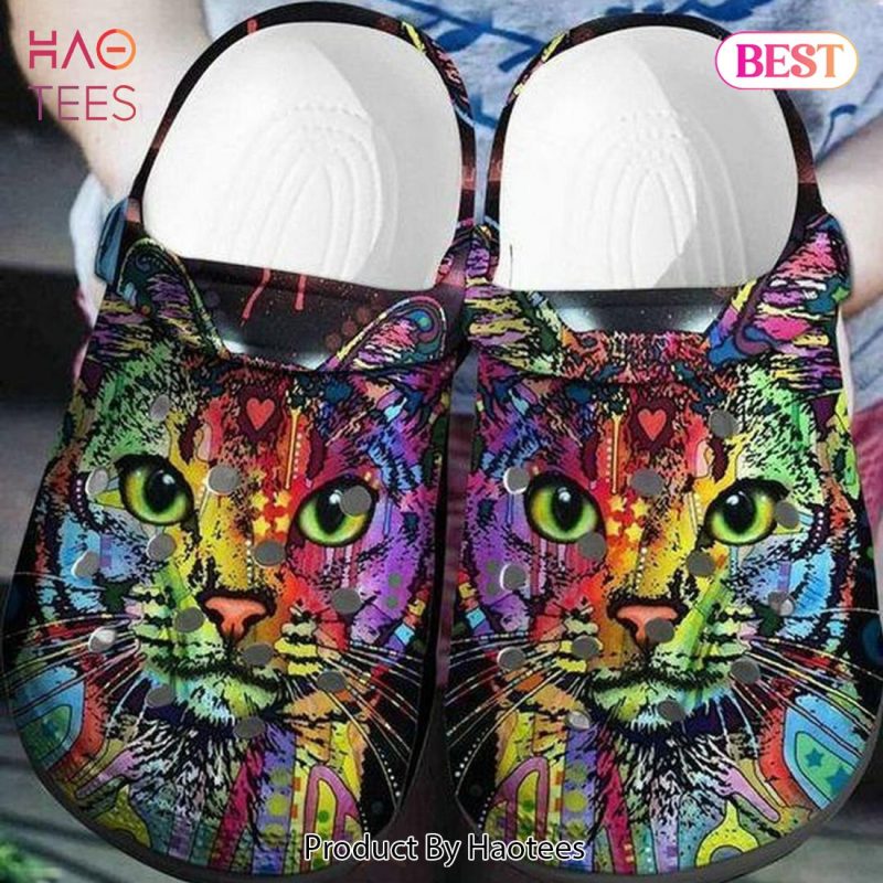 Lgbt Cat Paint Flakes Personalized 202 Gift For Lover Rubber Crocs Clog Shoes Comfy Footwear Lgbt Cat Paint Flakes Personalized 202 Gift For Lover Rubber Crocs Clog Shoes Comfy Footwear