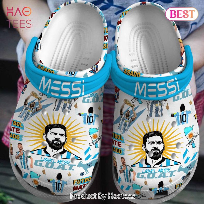 Lionel Messi Sport Crocs Crocband Clogs Shoes Comfortable For Men Women and Kids Lionel Messi Sport Crocs Crocband Clogs Shoes Comfortable For Men Women and Kids