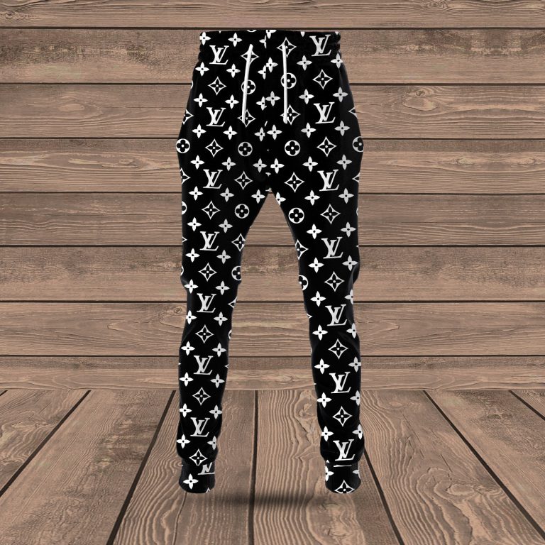 Louis-Vuitton-Black-Pattern-Hoodie-Bomber-Jacket-3