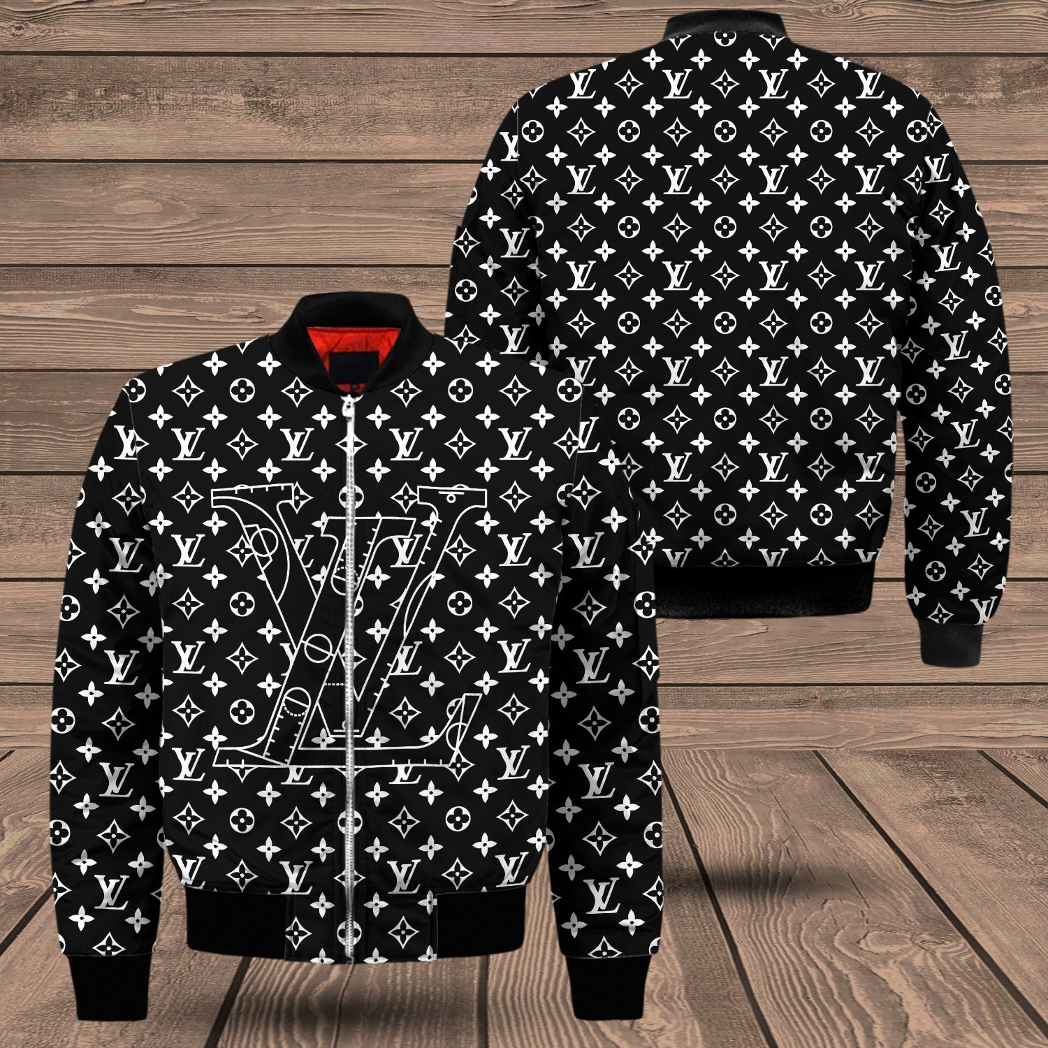 Louis Vuitton Black Pattern Hoodie Louis Vuitton Black Pattern Hoodie