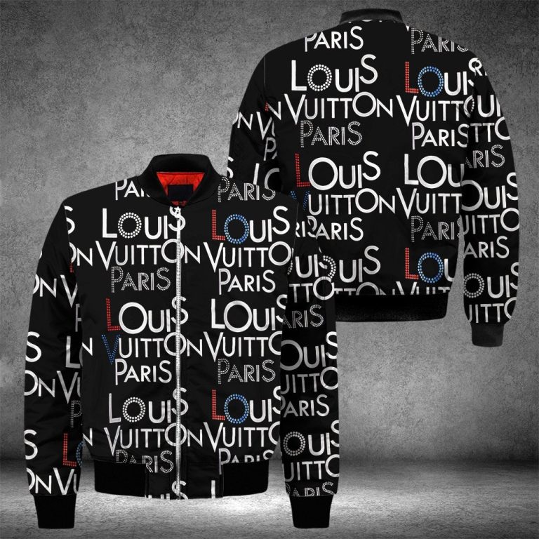Louis-Vuitton-Paris-Black-Hoodie-Bomber-Jacket-3