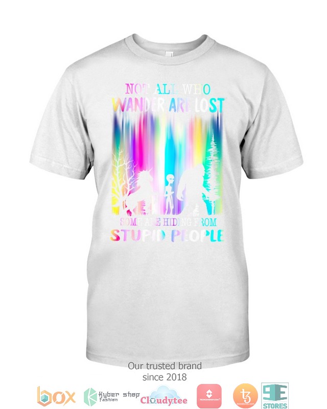 Lying-Saucers-And-Aliens-Not-All-Who-Wander-Are-Lost-Some-Are-Hiding-Shirt-Hoodie-3