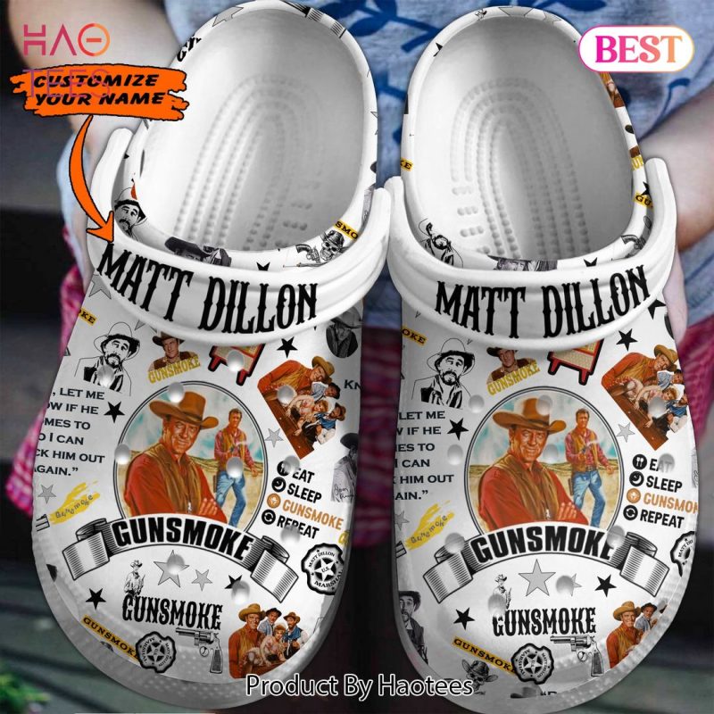 Matt Dillon Gunsmoke TV Series Crocs Crocband Clogs Shoes Comfortable For Men Women and Kids Matt Dillon Gunsmoke TV Series Crocs Crocband Clogs Shoes Comfortable For Men Women and Kids
