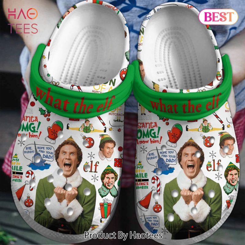 Merry Christmas Elf Movie Crocs Crocband Clogs Shoes Comfortable For Men Women and Kids Merry Christmas Elf Movie Crocs Crocband Clogs Shoes Comfortable For Men Women and Kids