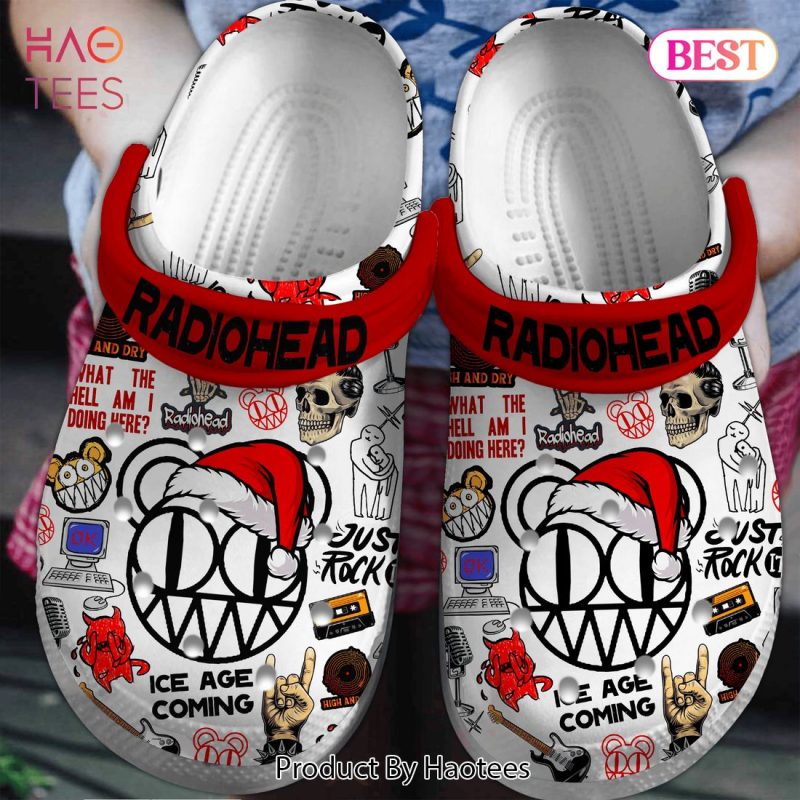 Merry Christmas Radiohead Music Crocs Crocband Clogs Shoes Comfortable For Men Women and Kids Merry Christmas Radiohead Music Crocs Crocband Clogs Shoes Comfortable For Men Women and Kids