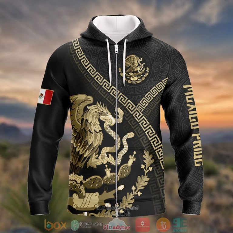 Mexican-Coat-Of-Arms-Tribal-3D-Shirt-Hoodie-3