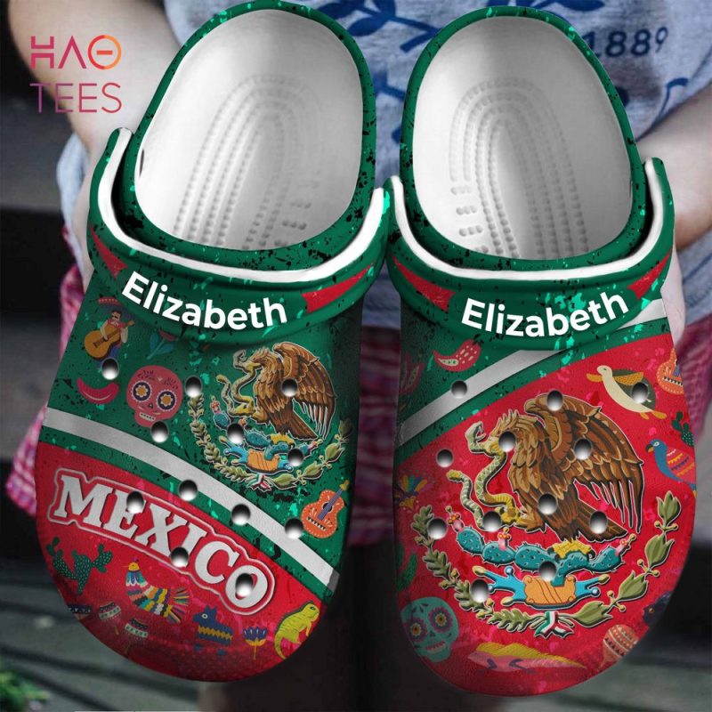 Mexican Symbols Combined With Mexico Flag Personalized Crocs Shoes Hot Sale 2024