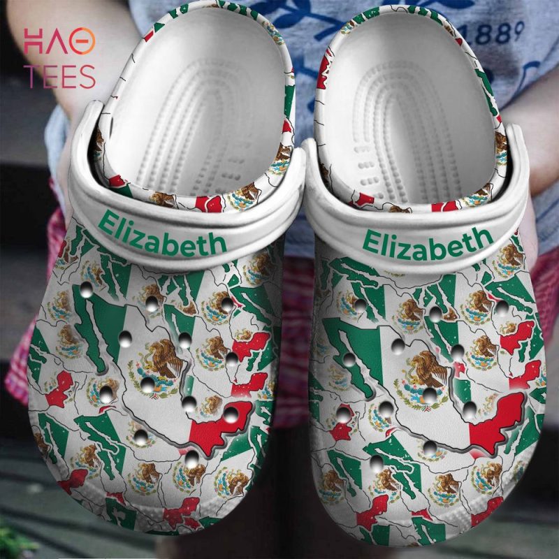 Mexico Flag Personalized Crocs Shoes Mexico Flag Personalized Crocs Shoes