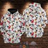 Mickey And Minnie Mouse 3D Hoodie