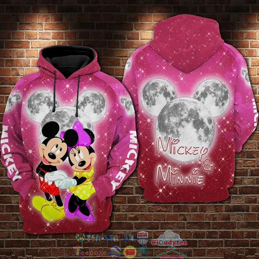 Mickey And Minnie Movies Disney 3D Hoodie Mickey And Minnie Movies Disney 3D Hoodie