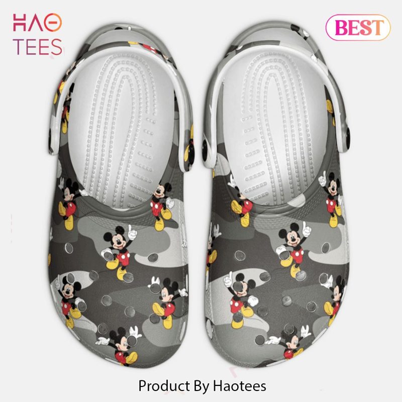 Mickey Mouse Army Camouflage Clogs Shoes Exclusive Mickey Mouse Army Camouflage Clogs Shoes Exclusive