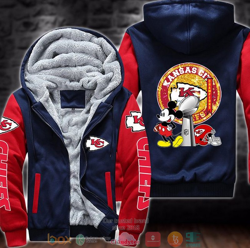 Mickey Mouse Nfl Kansas City Chiefs 3D Fleece Hoodie Mickey Mouse Nfl Kansas City Chiefs 3D Fleece Hoodie