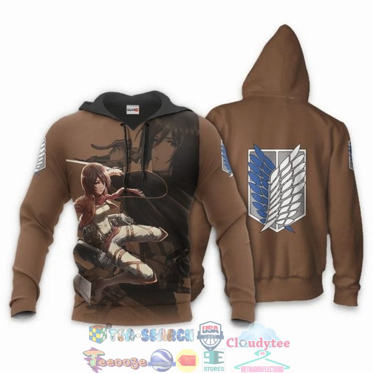 Mikasa Ackerman Attack On Titan 3D Hoodie Hot Sale 2024