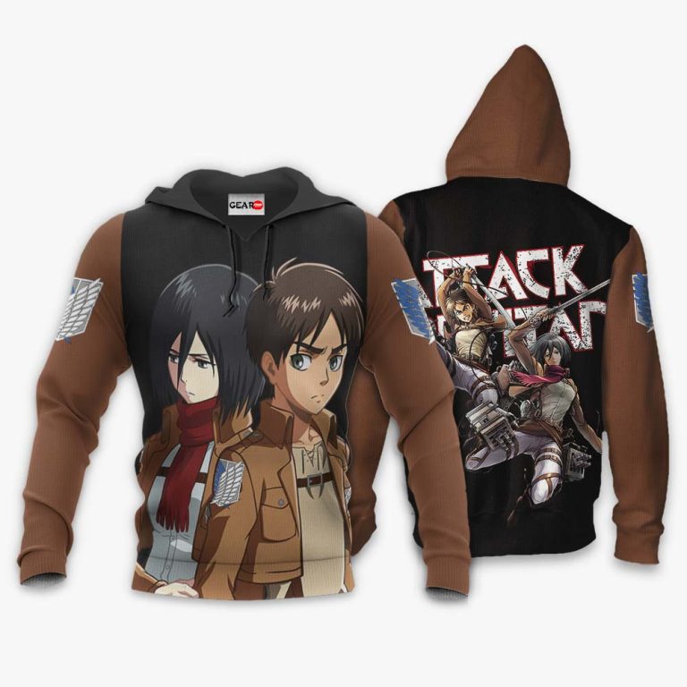 Mikasa-And-Eren-Custom-Attack-On-Titan-Anime-ValentineS-3D-Hoodie-Bomber-Jacket-3