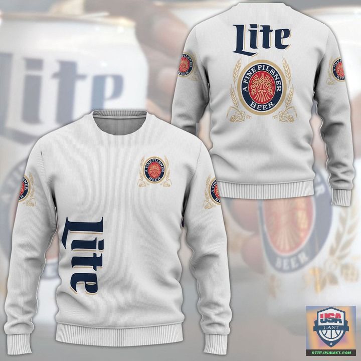 Miller Lite 3D All Over Print Hoodie T-Shirt Miller Lite 3D All Over Print Hoodie T-Shirt