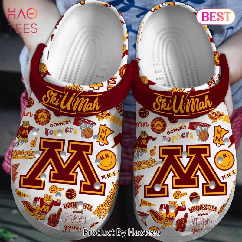 Minnesota Golden Gophers NHL Sport Crocs Crocband Clogs Shoes Comfortable For Men Women and Kids Minnesota Golden Gophers NHL Sport Crocs Crocband Clogs Shoes Comfortable For Men Women and Kids