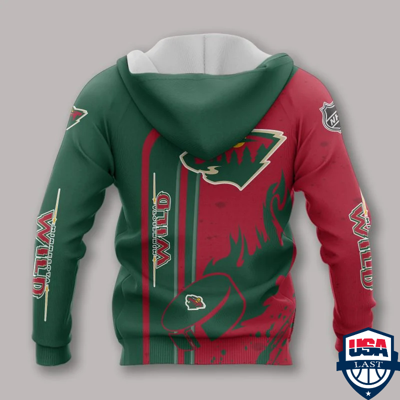 Minnesota Wild Nhl Ver 1 All Over Printed Hoodie Minnesota Wild Nhl Ver 1 All Over Printed Hoodie