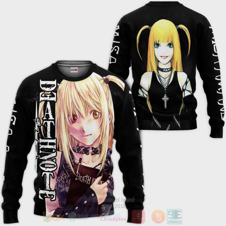 Misa Amane Custom Anime 3D Hoodie Bomber Jacket Hot Sale 2024