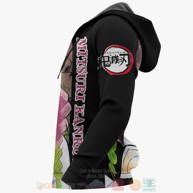 Mitsuri Kanroji Custom Kimetsu Anime-Manga 3D Hoodie Mitsuri Kanroji Custom Kimetsu Anime-Manga 3D Hoodie