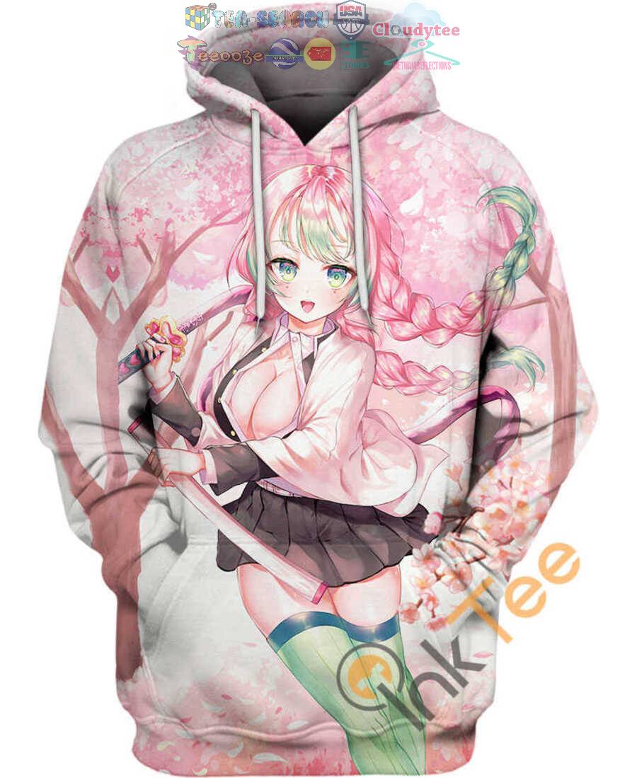 Mitsuri-Kanroji-Demon-Slayer-Hoodie-3D-2