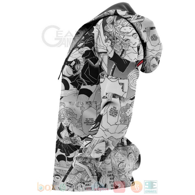 Mitsuri Kanroji Kimetsu Anime-Manga 3D Hoodie Mitsuri Kanroji Kimetsu Anime-Manga 3D Hoodie