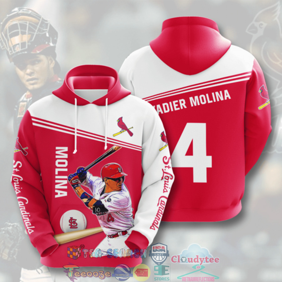 Mlb St. Louis Cardinals Yadier Molina 4 Hoodie 3D Mlb St. Louis Cardinals Yadier Molina 4 Hoodie 3D