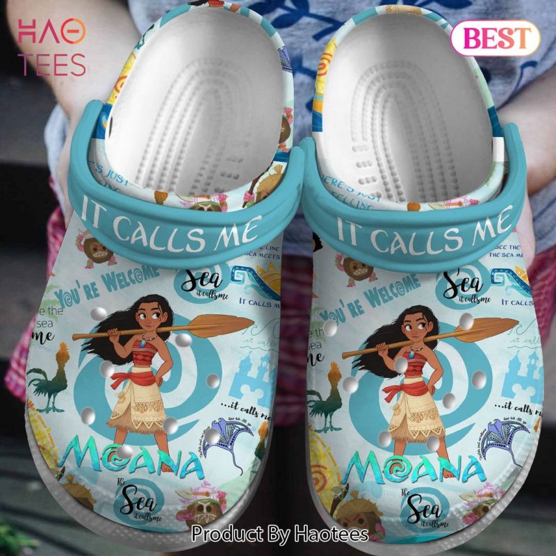 Moana Cartoon Crocs dewaxed Crocband Clogs