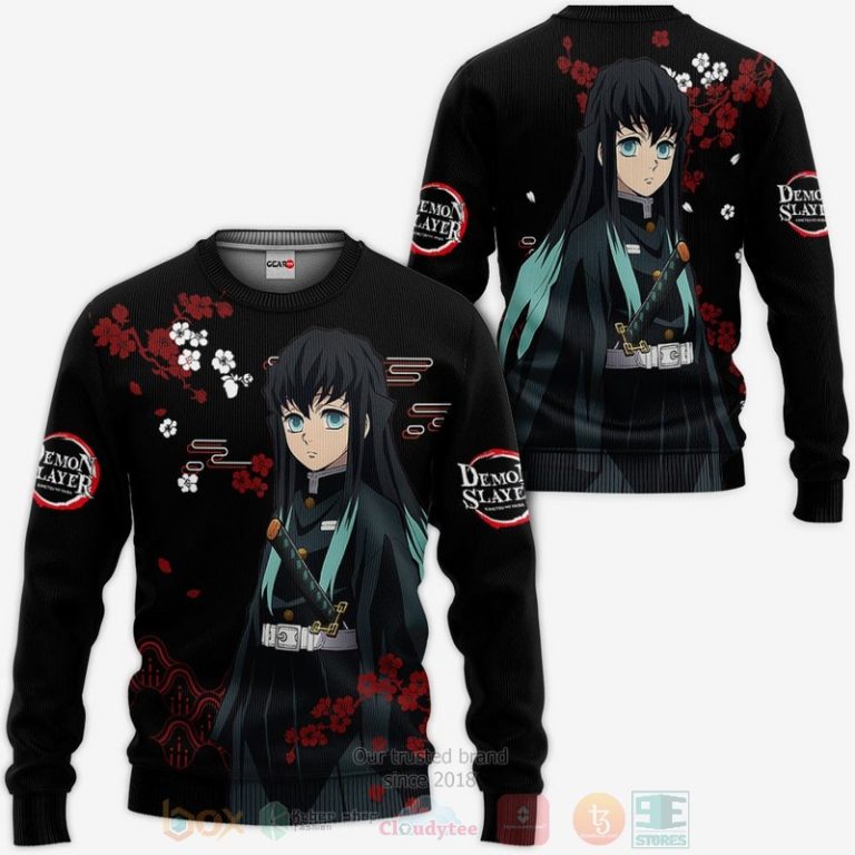Muichiro-Tokito-Custom-Kimetsu-Anime-Black-3D-Hoodie-Bomber-Jacket-2